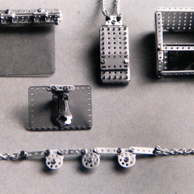 micro mCahno zilver, perspex, boutjes M1