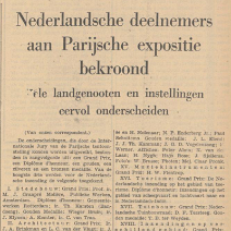 Gouden medaille Wereld tentoonstelling 1932 Parijs